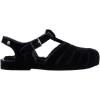 image:imageMelissa Possession Jelly Sandals for Women  The Original Jelly Shoes Fishermans Sandals with Adjustable Strap and Side BuckleFlocked Black