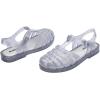 image:imageMelissa Possession Jelly Sandals for Women  The Original Jelly Shoes Fishermans Sandals with Adjustable Strap and Side BuckleGlitter Clear Silver
