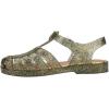 image:imageMelissa Possession Jelly Sandals for Women  The Original Jelly Shoes Fishermans Sandals with Adjustable Strap and Side BuckleGlitter ClearBeige