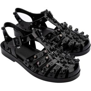 image:imageMelissa Possession Jelly Sandals for Women  The Original Jelly Shoes Fishermans Sandals with Adjustable Strap and Side BuckleBlackDark Grey
