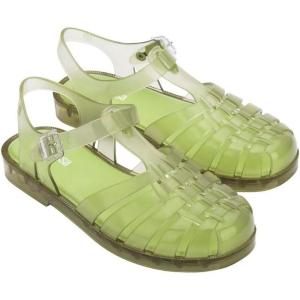 image:imageMelissa Possession Jelly Sandals for Women  The Original Jelly Shoes Fishermans Sandals with Adjustable Strap and Side BuckleGlass Green