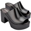 image:imageIridescent Mule Heels by MelissaMule Hype  Dark Silver