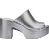 image:imageIridescent Mule Heels by MelissaMule Hype  Light Silver