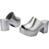 image:imageIridescent Mule Heels by MelissaMule Hype  Light Silver