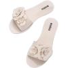 image:imageMelissa Babe Petals SlipOn Jelly Slides for WomenBeige