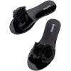 image:imageMelissa Babe Petals SlipOn Jelly Slides for WomenBlack