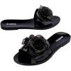 image:imageMelissa Babe Petals SlipOn Jelly Slides for WomenBlack
