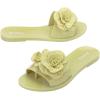 image:imageMelissa Babe Petals SlipOn Jelly Slides for WomenGreen