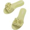 image:imageMelissa Babe Petals SlipOn Jelly Slides for WomenGreen