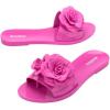 image:imageMelissa Babe Petals SlipOn Jelly Slides for WomenLilac