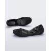 image:imageMelissa Campana Papel Flats for Women  Comfortable Stylish amp Flexible SlideOn ClosedToe Jelly Flat Shoes with Hollow Interwoven Cut Out DesignBlack Glitter