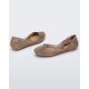 image:imageMelissa Campana Papel Flats for Women  Comfortable Stylish amp Flexible SlideOn ClosedToe Jelly Flat Shoes with Hollow Interwoven Cut Out DesignMetallic Gold