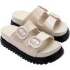 image:imageMelissa Cozy Platform Sandals for WomenBeigeBlack