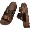 image:imageMelissa Cozy Platform Sandals for WomenLight BrownBrown