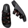 image:imageMelissa Cozy Stripes Slides for WomenBlackClear Tortoise