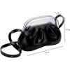 image:imageMelissa Glass Bag for WomenBlackClear