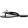 image:imageMelissa Harmonic Eclipse Womens Fashion Sandals  Dressy Flip Flops with Metallic Bow  Lightweight PVC Flexible Design  Summer Sandals for Women Flat amp FlexibleIris  BlackSilver