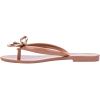 image:imageMelissa Harmonic Eclipse Womens Fashion Sandals  Dressy Flip Flops with Metallic Bow  Lightweight PVC Flexible Design  Summer Sandals for Women Flat amp FlexibleIris  Brown