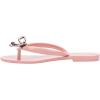 image:imageMelissa Harmonic Eclipse Womens Fashion Sandals  Dressy Flip Flops with Metallic Bow  Lightweight PVC Flexible Design  Summer Sandals for Women Flat amp FlexibleIris  PinkRose