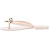 image:imageMelissa Harmonic Eclipse Womens Fashion Sandals  Dressy Flip Flops with Metallic Bow  Lightweight PVC Flexible Design  Summer Sandals for Women Flat amp FlexibleIris  BeigeGold