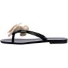 image:imageMelissa Harmonic Petals Jelly Flip Flops with Floral Applique for WomenBlackBeige
