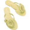 image:imageMelissa Harmonic Petals Jelly Flip Flops with Floral Applique for WomenGreen