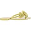 image:imageMelissa Harmonic Petals Jelly Flip Flops with Floral Applique for WomenGreen