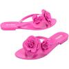 image:imageMelissa Harmonic Petals Jelly Flip Flops with Floral Applique for WomenLilac