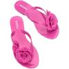 image:imageMelissa Harmonic Petals Jelly Flip Flops with Floral Applique for WomenLilac