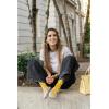 image:imageMelissa Harper Ballet Flat with Adjustable Buckle for WomenClear Black