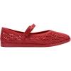 image:imageMelissa Harper Ballet Flat with Adjustable Buckle for WomenRed