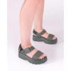 image:imageMelissa Kick Off Platform Sandals for Women  Super Soft and Flexible Vegan Chunky Platform Sandal with Adjustable Straps and Open Toe DesignGreen