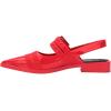 image:imageMelissa Ladylike Slingback Flats for WomenRedBlack