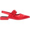 image:imageMelissa Ladylike Slingback Flats for WomenRedBlack
