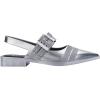 image:imageMelissa Ladylike Slingback Flats for WomenSilverBlack