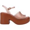 image:imageMelissa Lina Platform Sandals for WomenBrownTransparentarent