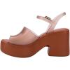 image:imageMelissa Lina Platform Sandals for WomenBrownTransparentarent