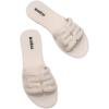 image:imageMelissa M Slides Sandals for WomenLight Beige