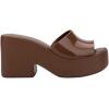 image:imageMelissa Posh SlipOn Platform Jelly Heels for WomenBrown