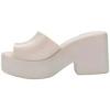 image:imageMelissa Posh SlipOn Platform Jelly Heels for WomenLight Beige