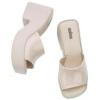 image:imageMelissa Posh SlipOn Platform Jelly Heels for WomenLight Beige