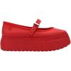 image:imageMelissa Soft Ballerina Platform for Women BlackWhite 9Red