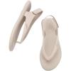 image:imageMelissa Sun Samba Thong Sandals with Back Strap for WomenLight Beige