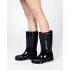 image:imageMelissa Welly Jelly Boot for Women  MidCalf Waterproof Jelly Rain Boot for Women Soft and Flexible Trendy Rain Boots with Treaded Rubber Sole VeganBlack