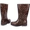 image:imageMelissa Welly Jelly Boot for Women  MidCalf Waterproof Jelly Rain Boot for Women Soft and Flexible Trendy Rain Boots with Treaded Rubber Sole VeganGlassBrownBlack