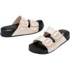 image:imageMelissa Women Cozy Jelly SlidesBlackBeige