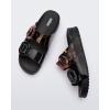 image:imageMelissa Women Cozy Jelly SlidesBlackClear Tortoise