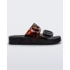 image:imageMelissa Women Cozy Jelly SlidesBlackClear Tortoise