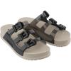 image:imageMelissa Cozy Stripes Slides for WomenBeigeTransparent Black
