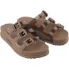 image:imageMelissa Cozy Stripes Slides for WomenTransparentarent Brown